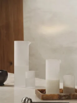 Karafler & Kander<Ferm Living Ripple Milk Jug - Frosted