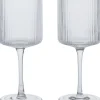 Glas<Ferm Living Ripple White Wine Glasses - Set of
