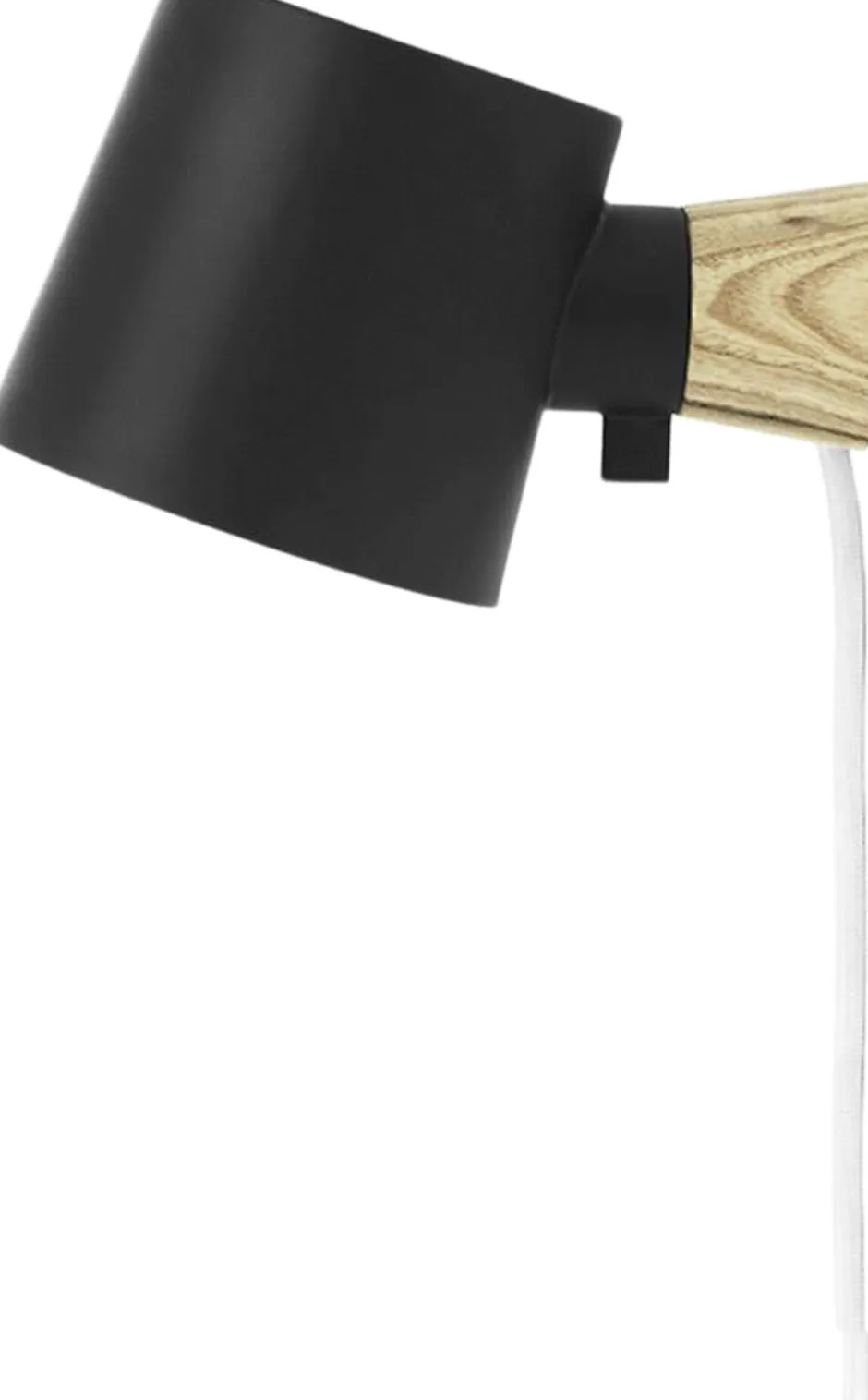Væglamper<Normann Copenhagen Rise væg lampe sort