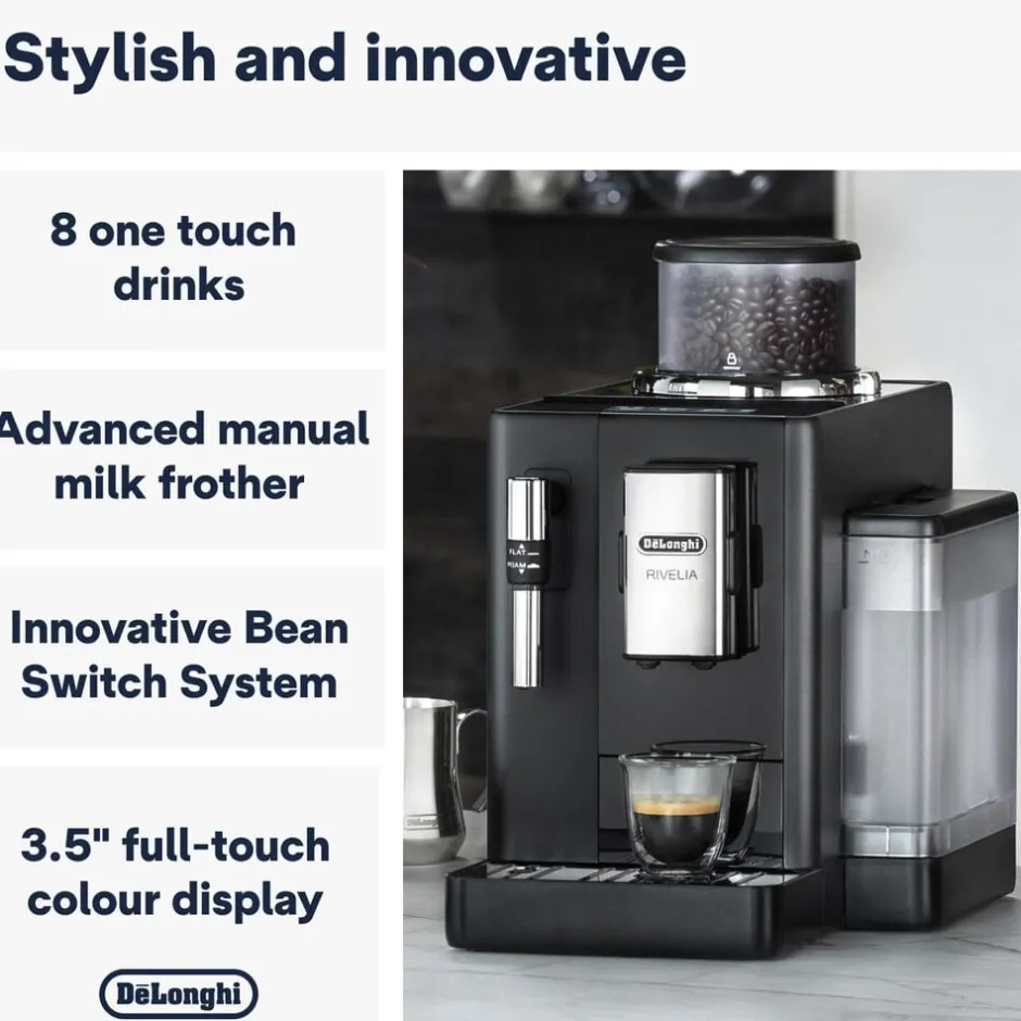 Kaffe & Te<Delonghi Rivelia EXAM440.35. B