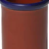 Vaser & Urtepotteskjulere<NINE ROD Pot ceramic H175 x Ø153 Dark blue/Terracotta