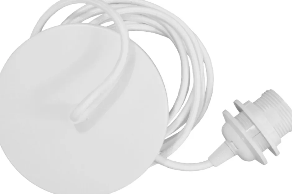 Lampetilbehør<UMAGE Rosette White à 14cm, L: 2,1m