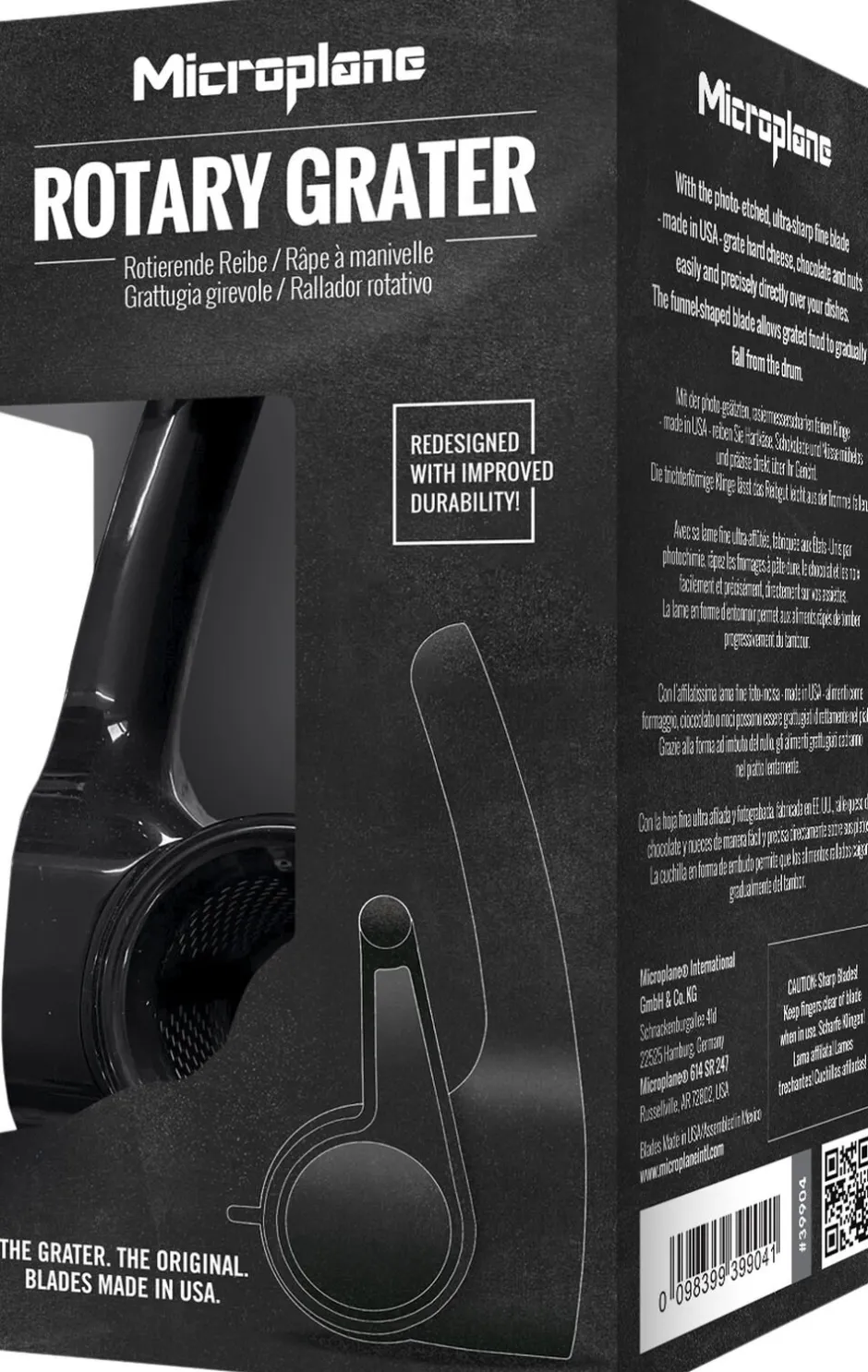 Køkkenartikler<Microplane Rotary Grater All Black