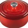 Gryder & Pander<Le Creuset Rund 20 cm Støbejerngryde Cerise