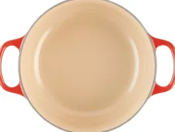 Gryder & Pander<Le Creuset Rund 20 cm Støbejerngryde Cerise