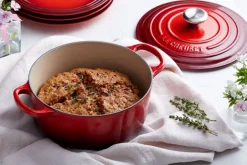 Gryder & Pander<Le Creuset Rund 20 cm Støbejerngryde Cerise