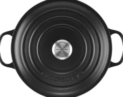 Gryder & Pander<Le Creuset Rund Gryde 28 Black SIGNA