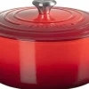 Gryder & Pander<Le Creuset Rund Gryde 28 Cerise SIGNA