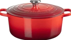 Gryder & Pander<Le Creuset Rund Gryde 28 Cerise SIGNA