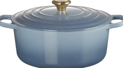 Gryder & Pander<Le Creuset Rund Gryde 28 Chambray