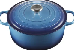 Gryder & Pander<Le Creuset Rund støbejernsgryde 4,2L Azure Blue
