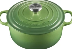 Gryder & Pander<Le Creuset Rund støbejernsgryde 4,2L Bamboo Green