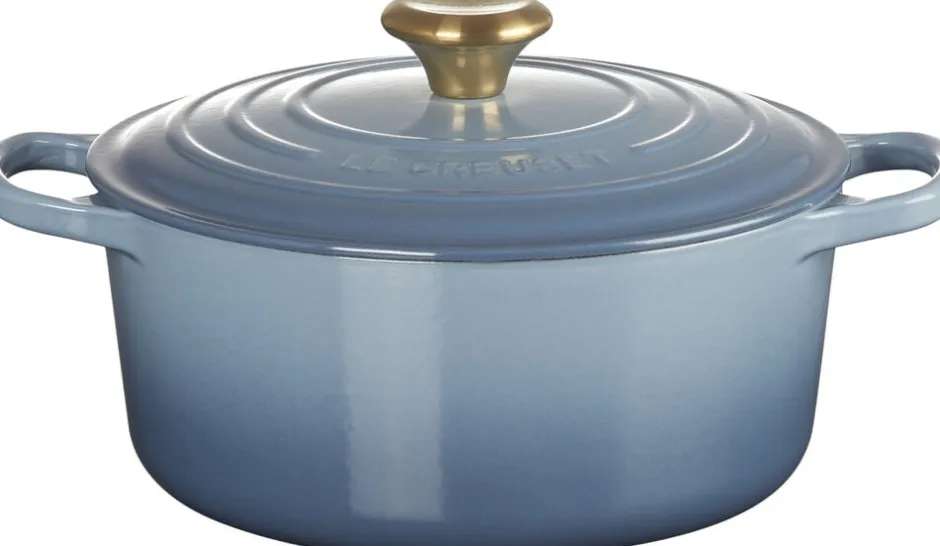 Gryder & Pander<Le Creuset Rund støbejernsgryde 4,2L Chambray