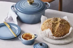 Gryder & Pander<Le Creuset Rund støbejernsgryde 4,2L Chambray