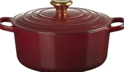 Gryder & Pander<Le Creuset Rund støbejernsgryde 4,2L Garnet