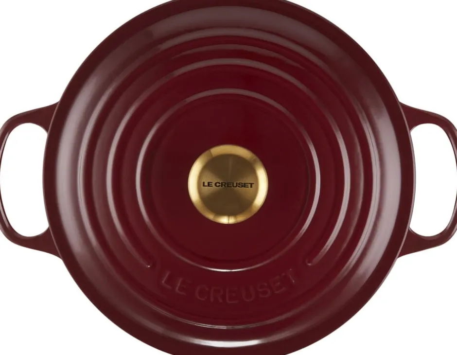 Gryder & Pander<Le Creuset Rund støbejernsgryde 5,3L Garnet