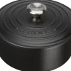 Gryder & Pander<Le Creuset Rund støbejernsgryde 4,2L Matte Black