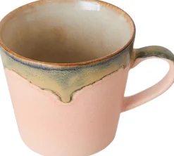 Kopper & Krus<HK Living 70s ceramics cappuccino mug blossom