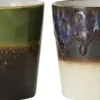Kopper & Krus<HK Living 70s ceramics coffee mugs grounding set of 6