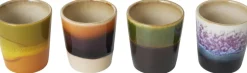 Tilbehør Til Bordet<HK Living 70s ceramics egg cups island set of 4