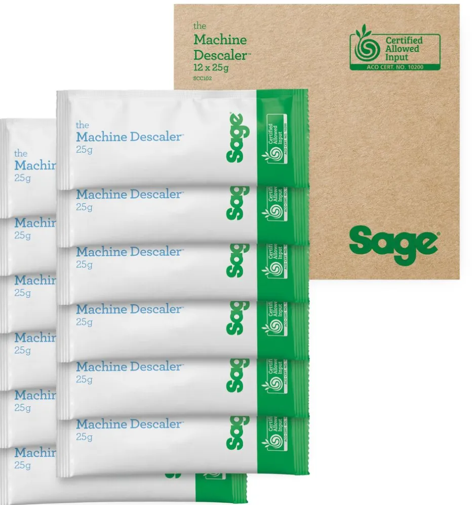 Kaffe & Te<SAGE SCC 102 Machine Descaler x 12 White