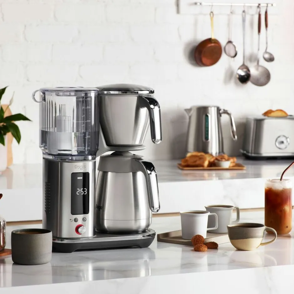 Kaffe & Te<SAGE SDC 465 BSS Luxe Brewer Thermal Coffee machine Brushed
