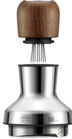 Kaffe & Te<SAGE SEA303WLW Distribution Duo 58mm Walnut