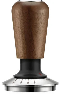 Kaffe & Te<SAGE SEA302WLW Force Gauge Tamper 58mm Walnut