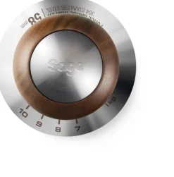 Kaffe & Te<SAGE SEA302WLW Force Gauge Tamper 58mm Walnut