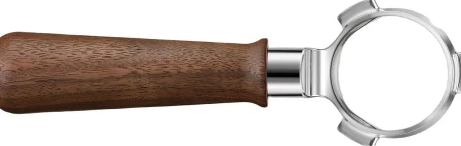 Kaffe & Te<SAGE SEA204WLW Naked Portafilter 54mm Walnut
