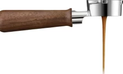 Kaffe & Te<SAGE SEA204WLW Naked Portafilter 54mm Walnut