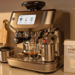 Kaffe & Te<SAGE SES 995 BSS Oracle Dual Boiler Espresso machine Brushed