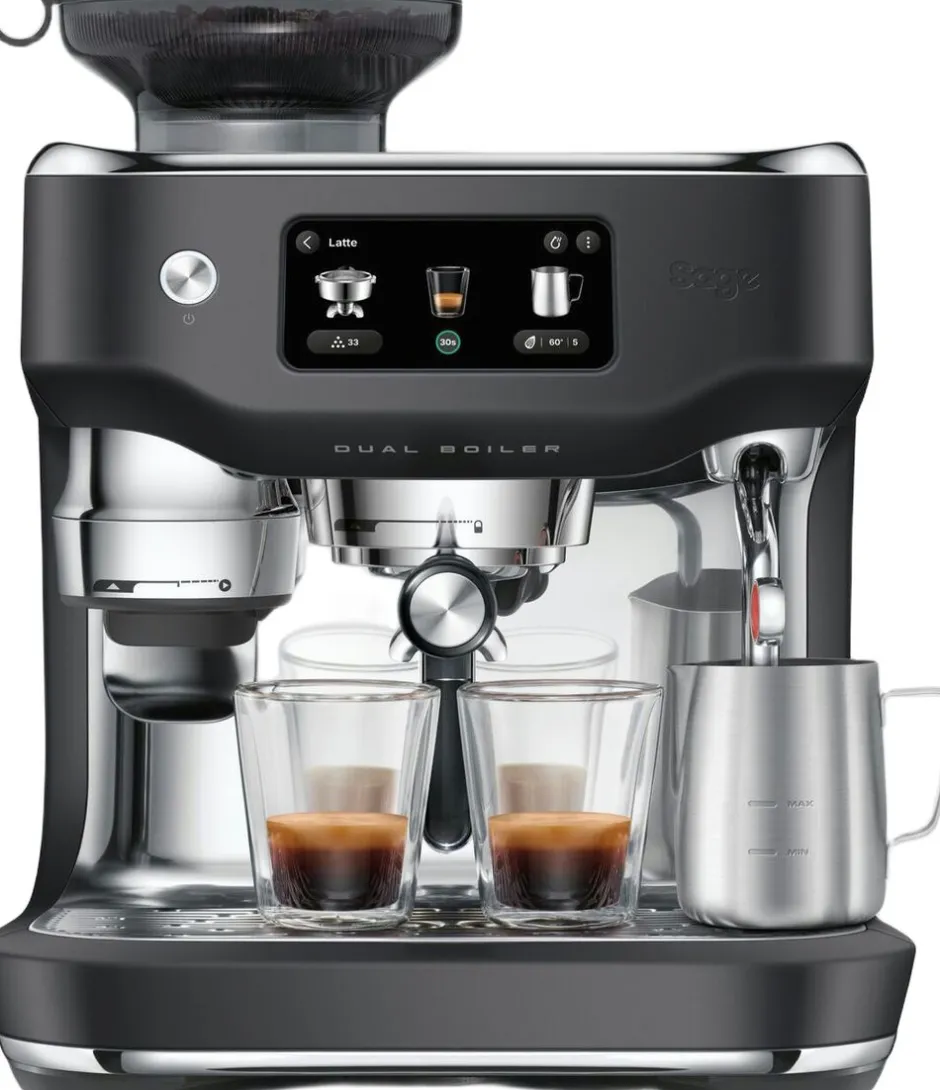 Kaffe & Te<SAGE SES 995 BTR Oracle Dual Boiler Espresso machine Black T