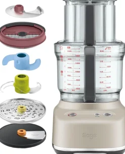 Køkkenmaskiner<SAGE SFP638ALM Paradice 9 Food processor Almond Nougat