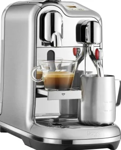 Kaffe & Te<Nespresso SAGE SNE 900 BSS KAPSELMASKINE The Creatista PRO - Brushed S