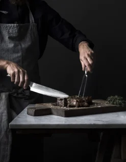 Køkkenknive & Sakse<Global SAI SAI-02 forskærerkniv stål 21 cm.