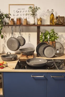 Gryder & Pander<Ballarini Salina Ceramic Sautepande Med låg, 28 cm, Aluminium, Titaniu