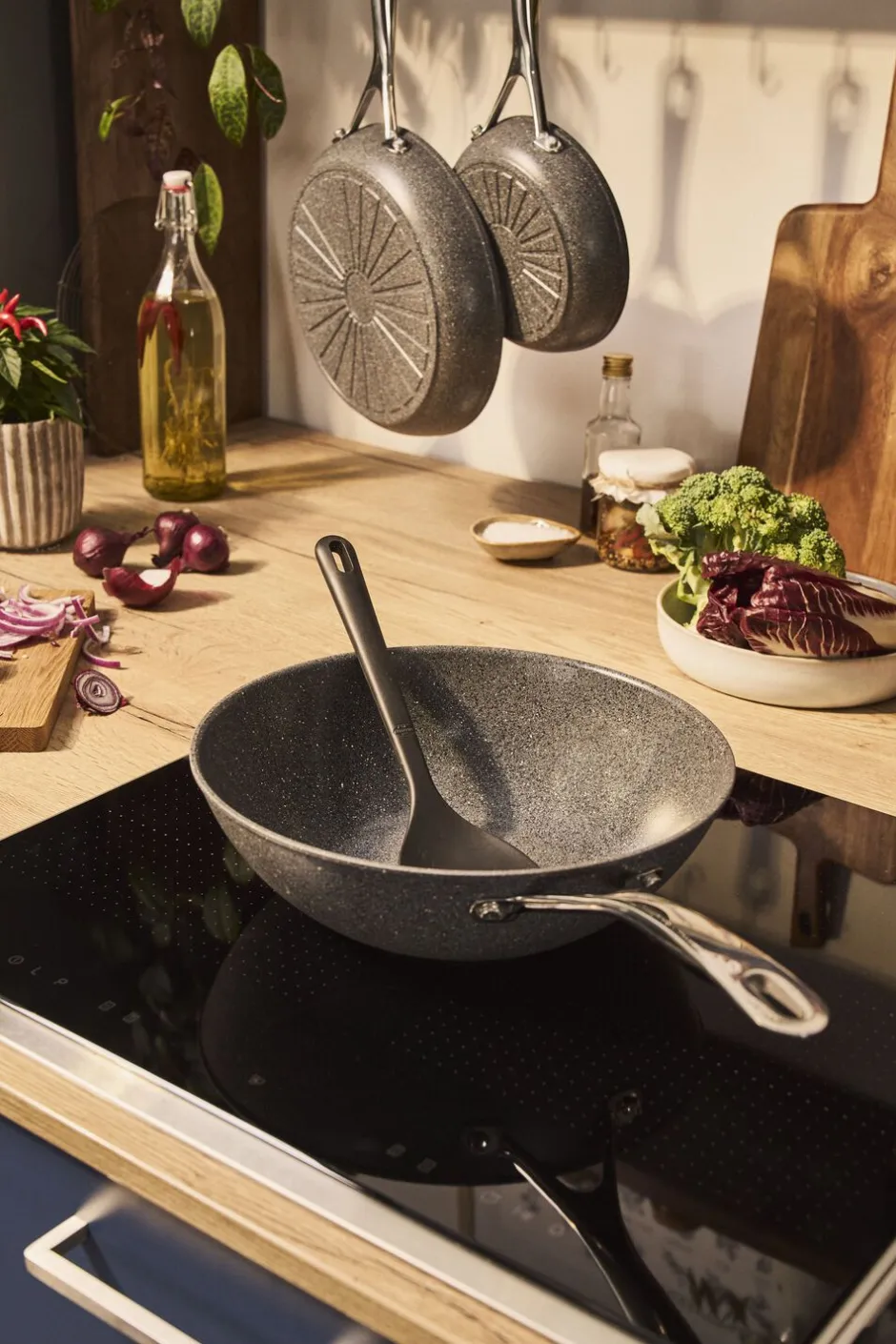 Gryder & Pander<Ballarini Salina Ceramic Wok, 30 cm, Aluminium, Titanium forstærket ke