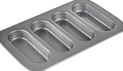 Bageartikler<Blomsterberg Sandwichform 35x21x3 carbon stål