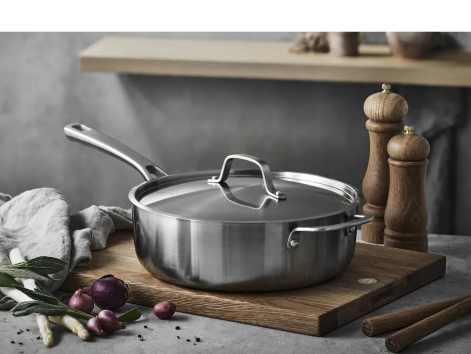 Gryder & Pander<Pillivuyt Gourmet Sauterpande keramisk non-stick Divette 26 cm Rustfrit stål