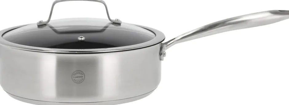 Gryder & Pander<Pillivuyt Gourmet Sauterpande keramisk non-stick Roya 24 cm Rustfrit stål