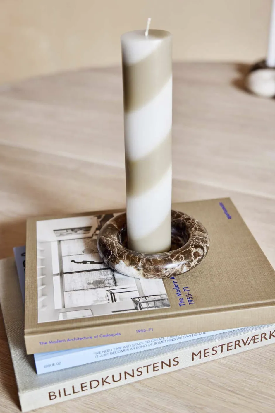 Lys & Lysestager<OYOY Living Design Savi Marmor Lysestage - Stor