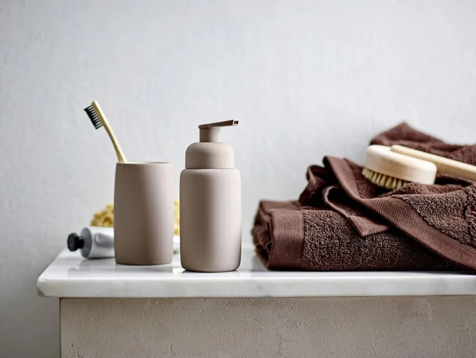 Badeværelsestilbehør<Södahl Sæbedispenser Mono Taupe