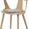 Skind<NATURES Collection Seat Cover, Short-Wool Curly New Zealand Sheepskin, Round Ø34 cm Light