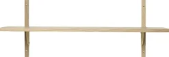 Møbler<Ferm Living Sector Shelf S/W - Oak - Brass
