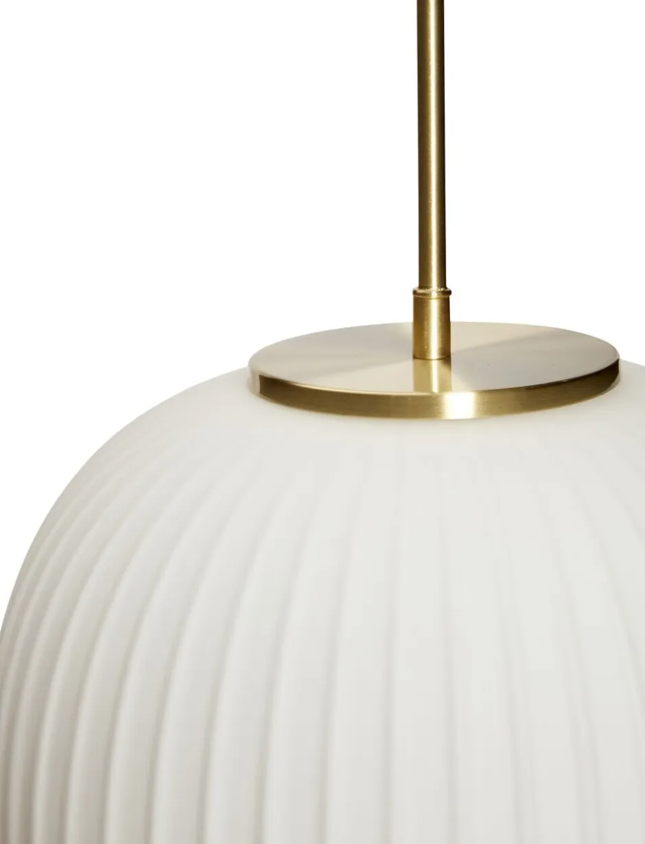 Pendler<Hübsch Serene Ceiling Lamp White