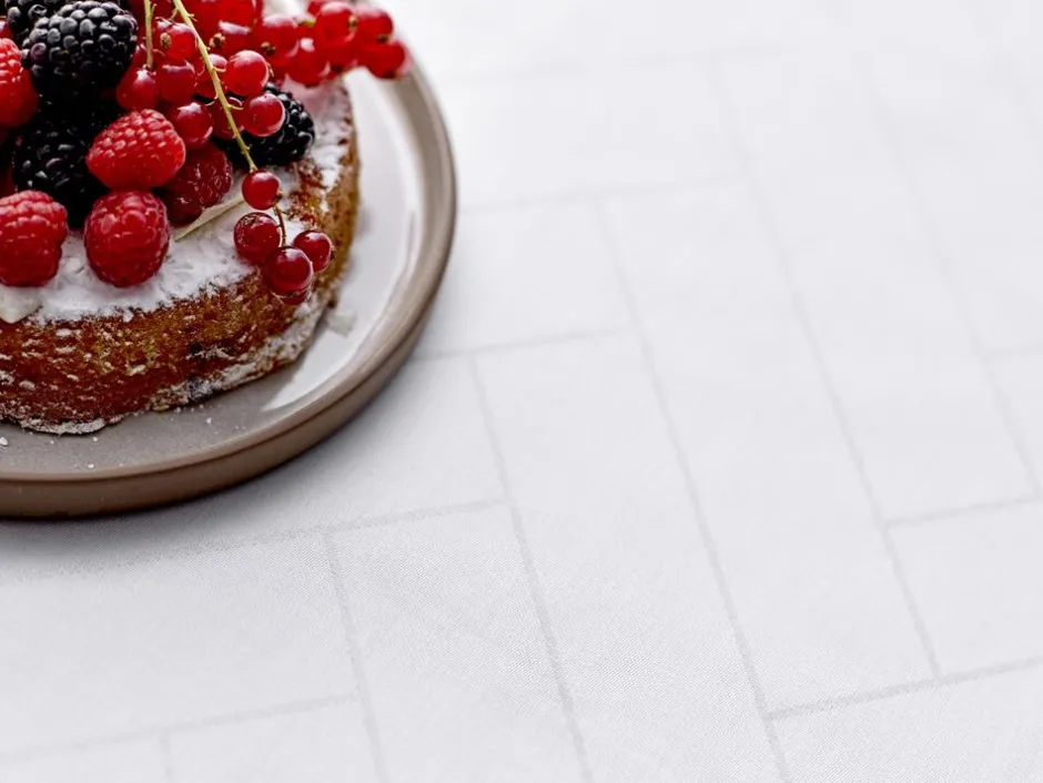 Tekstiler Til Borddækning<Södahl Serviet Tiles Damask Optisk hvid 4 stk