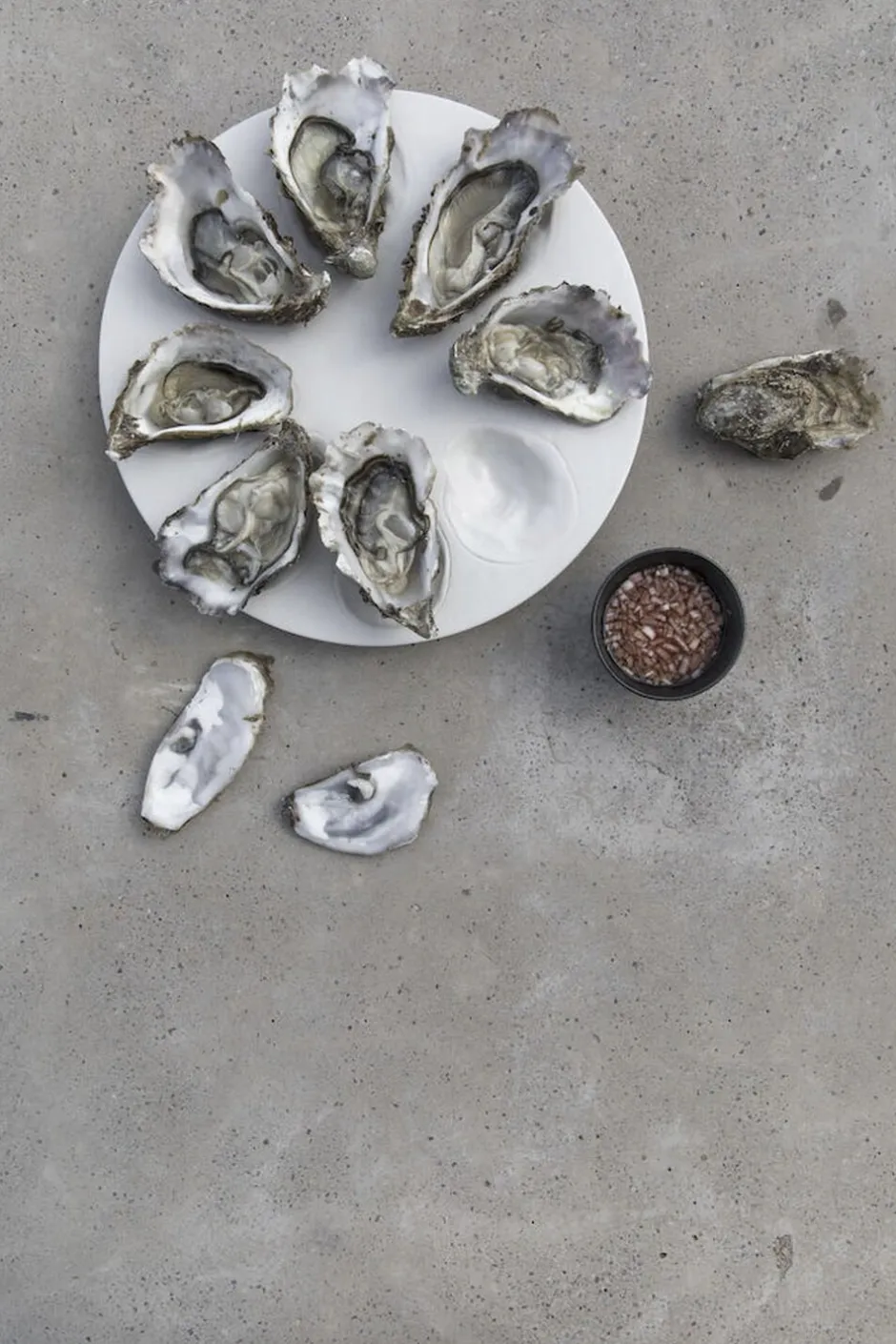 Skåle & Fade<BYON Serving plate Oyster