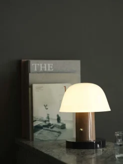 Trådløse Lamper<&Tradition Setago JH27 Table Lamp Twilight/sand