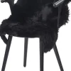 Skind<NATURES Collection Sheepskin, Long-wool Black